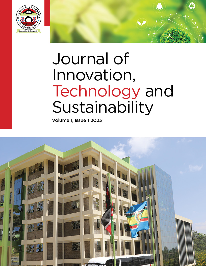 					View Vol. 1 No. 1 (2023): Journal of Innovation, Technology and Sustainability
				